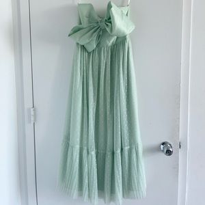 Anthropologie: Hutch Strapless Tulle Bow Dress